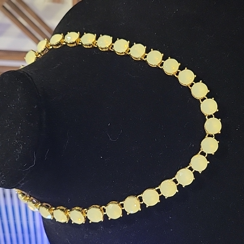 Zenzii Iridescent Cream Brulee Necklace